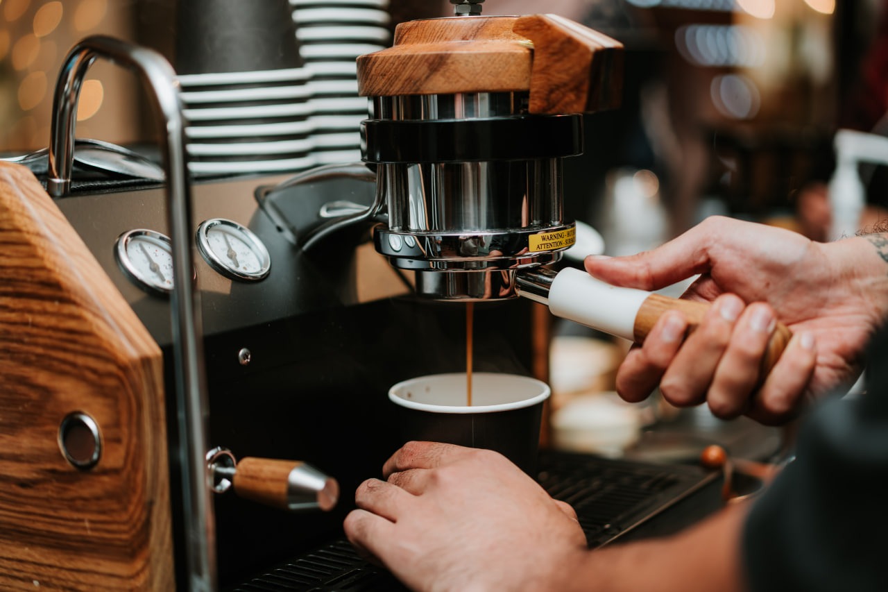 coffeecart -brewing coffee