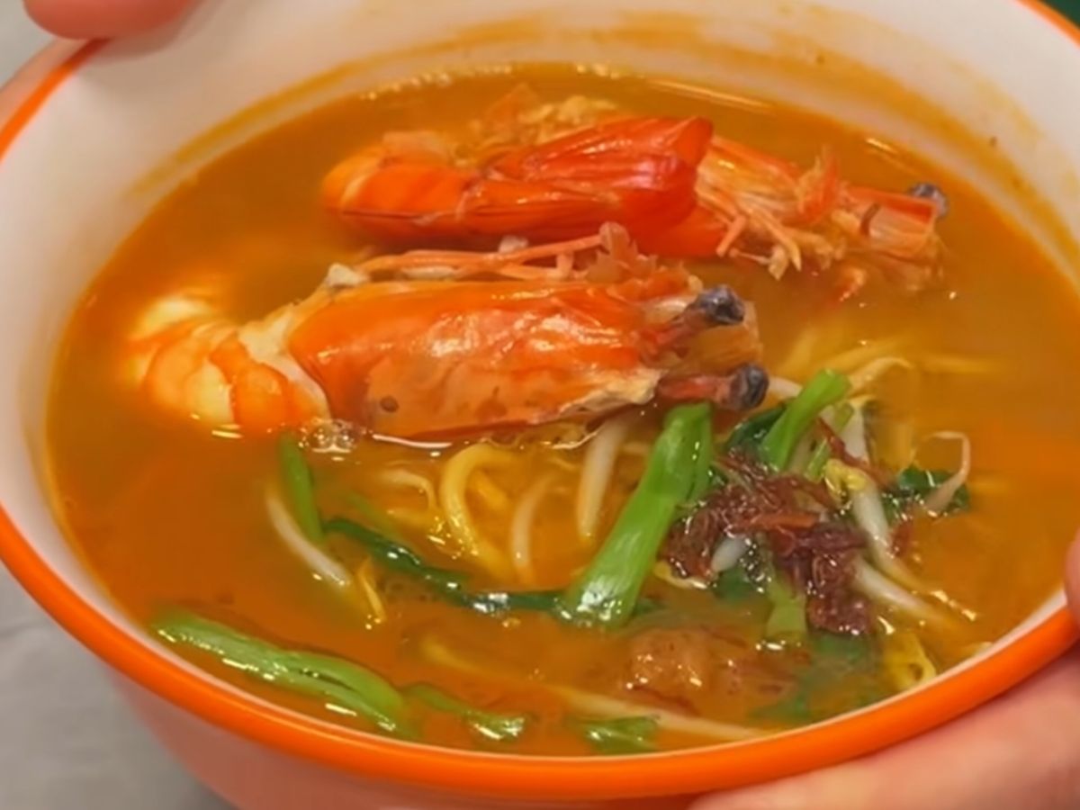 Yu xia ge - prawn noodle 
