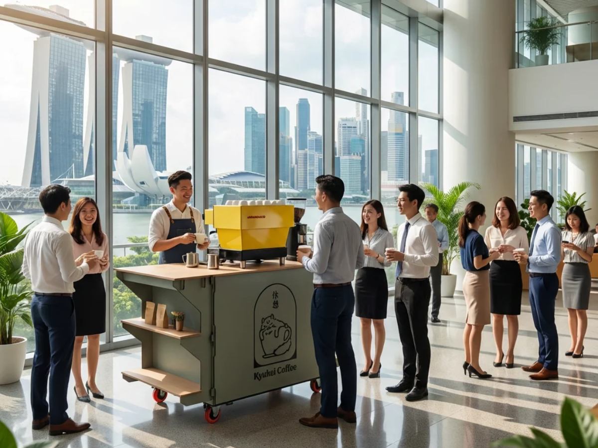 coffeecart - cart at office gathering