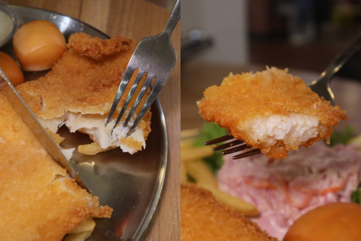 Cutting the fish