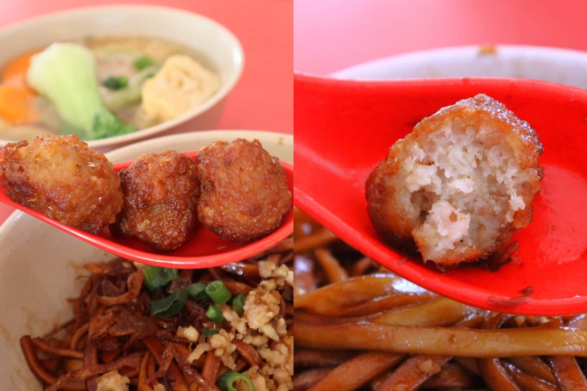 new horse noodles- meatballs
