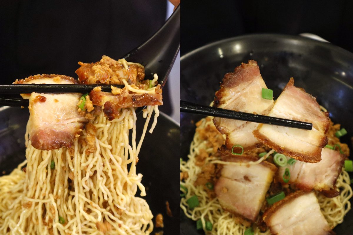 fu ren jia - roast pork kolo mee