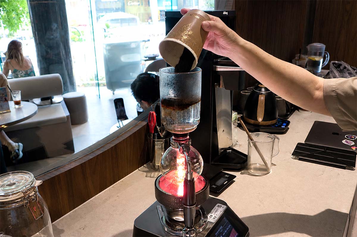 o coffee club - siphon coffee