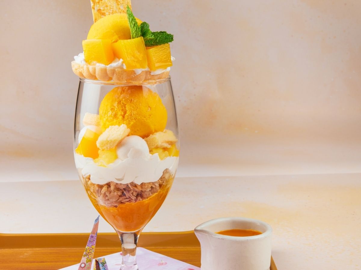 sun with moon - sun-kissed mango parfait