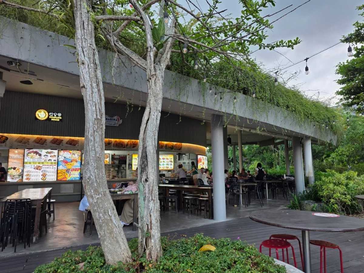 Satay by the bay closure - food court