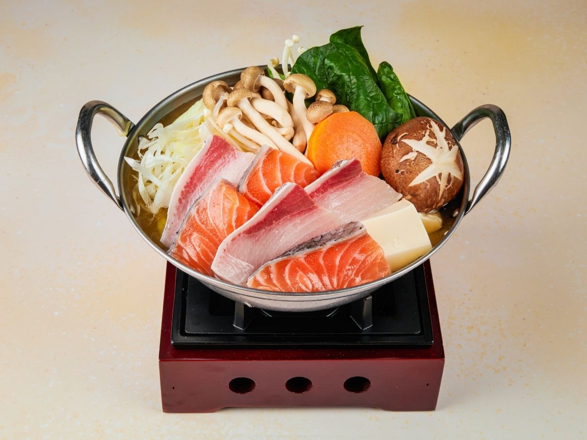 sun with moon - Kagoshima Buri & Salmon Nabe
