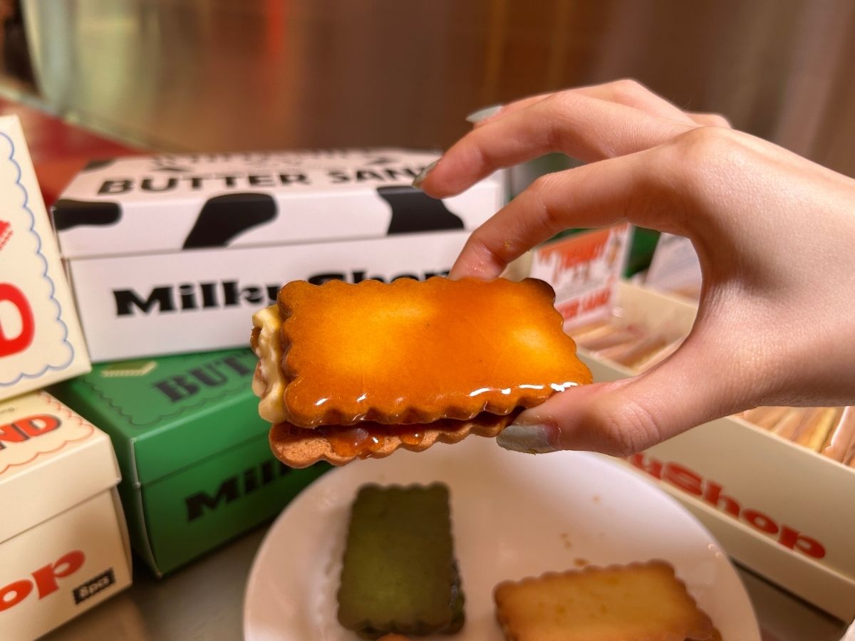 MilkyShop pop-up - Creme Brulee Butter Sand