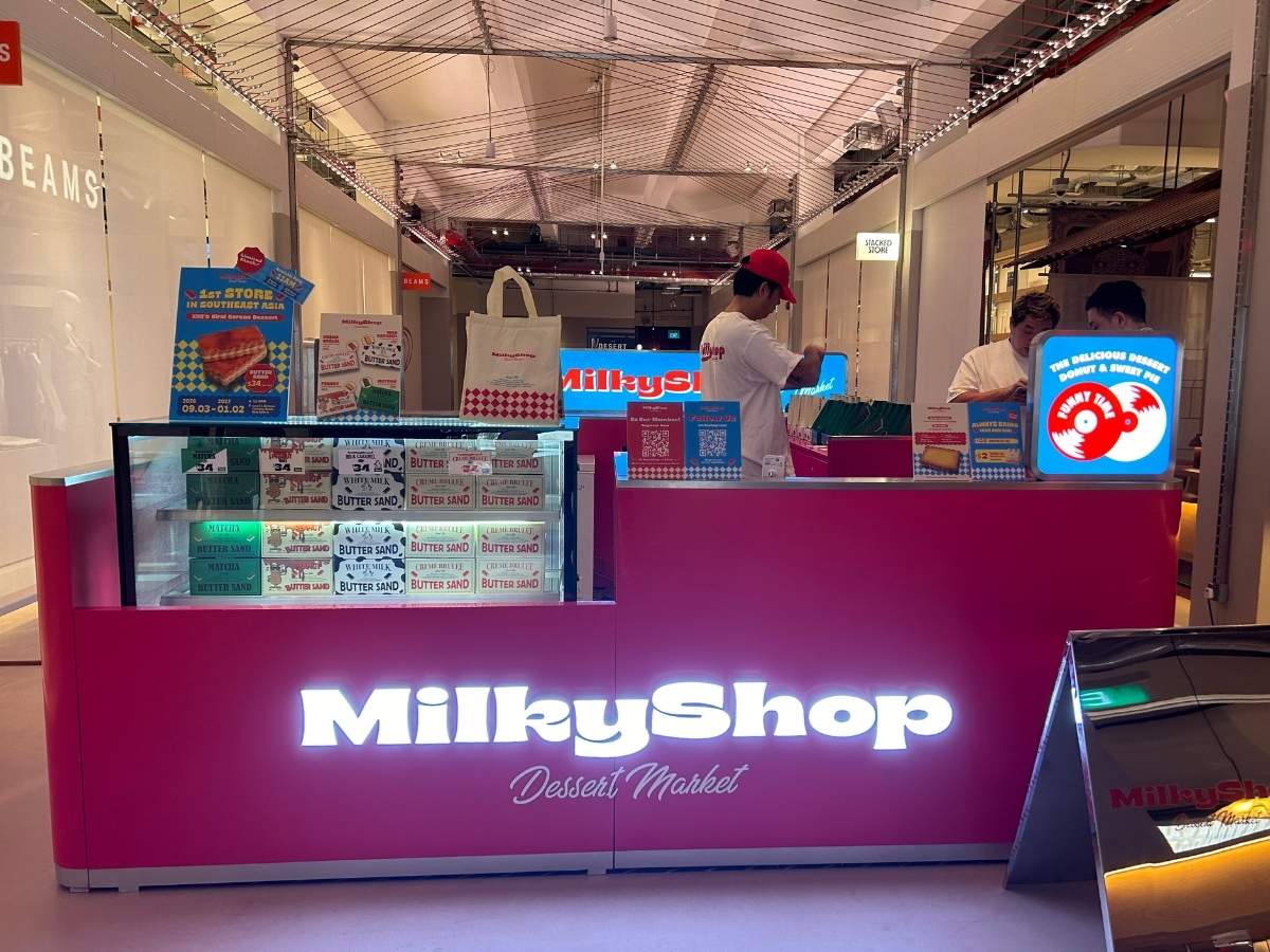 MilkyShop pop-up - storefront
