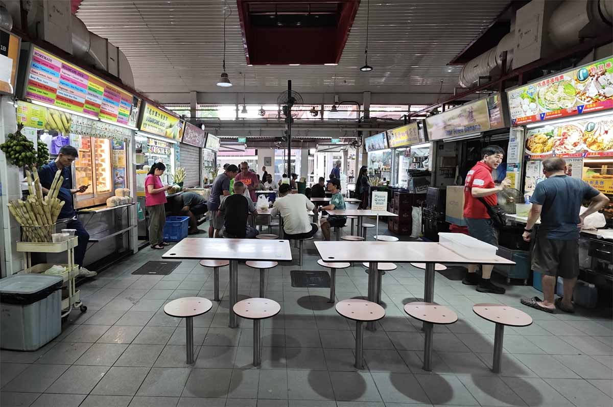changi village - hawker layout