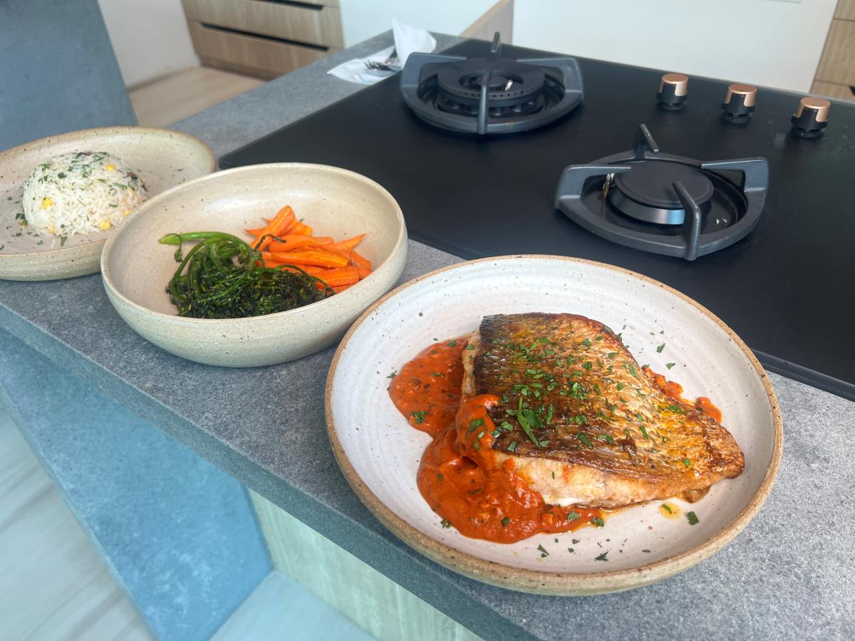 Tecno - food cooked using hob