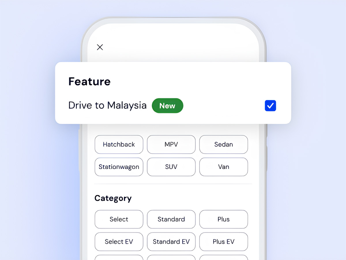 GetGo - Drive to Malaysia feature