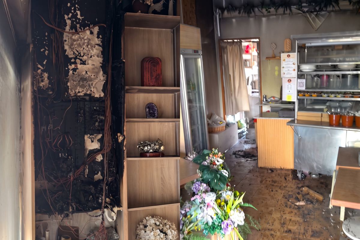 mee plus fire - shop aftermath