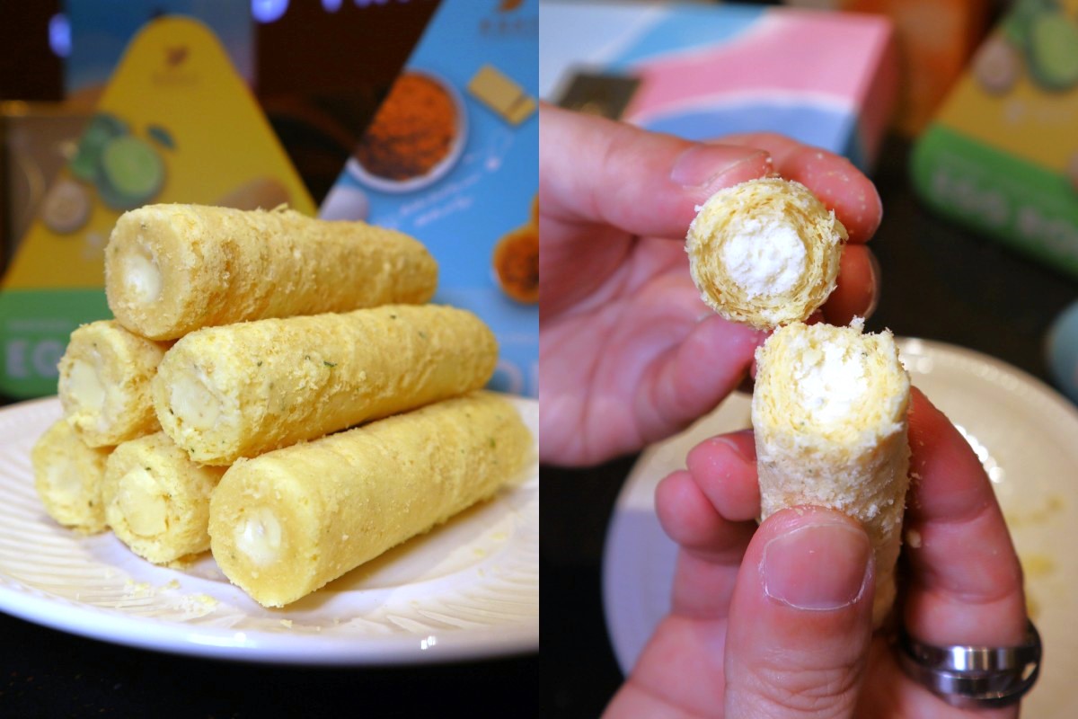 bluebird travel - lemon cream roll closeup