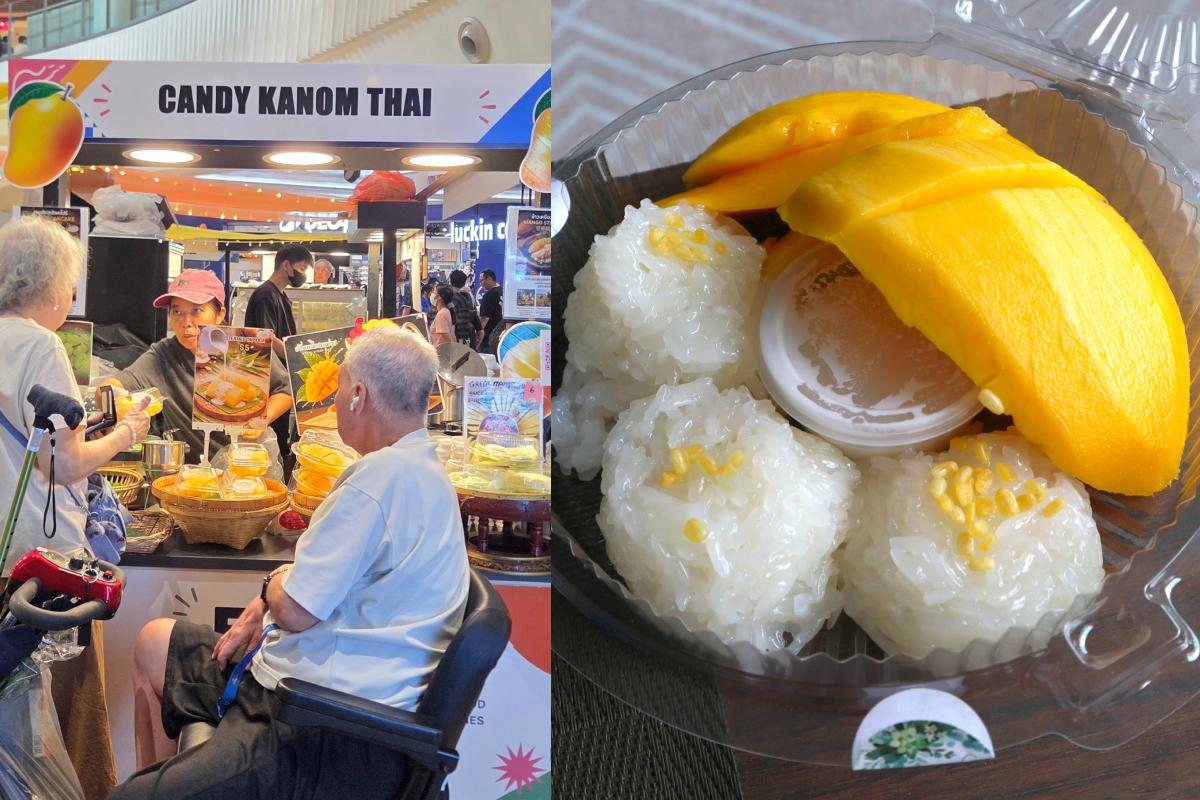 waterway food fair - mango sticky rice