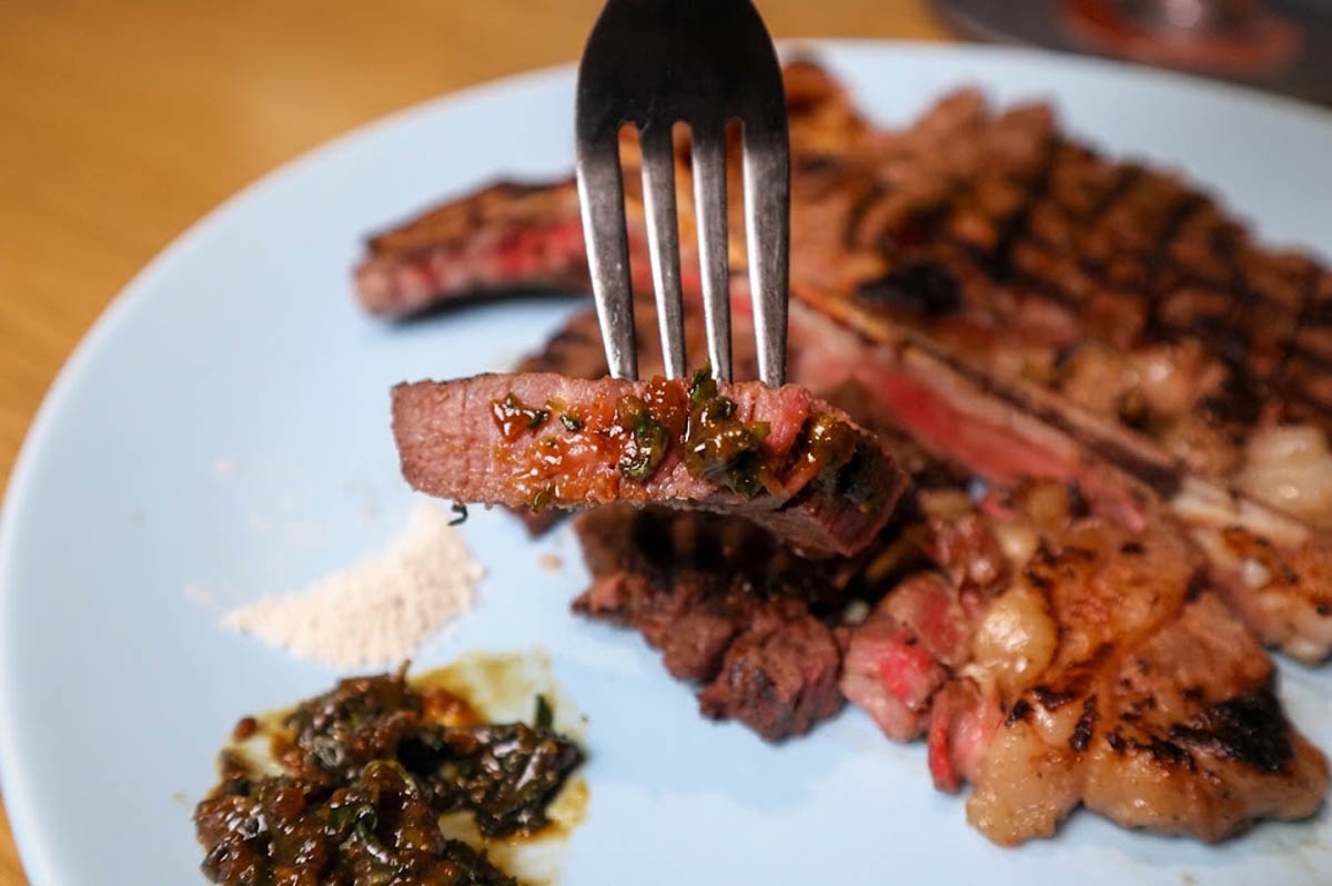 BARREL Story of Hibiki - steak with miso