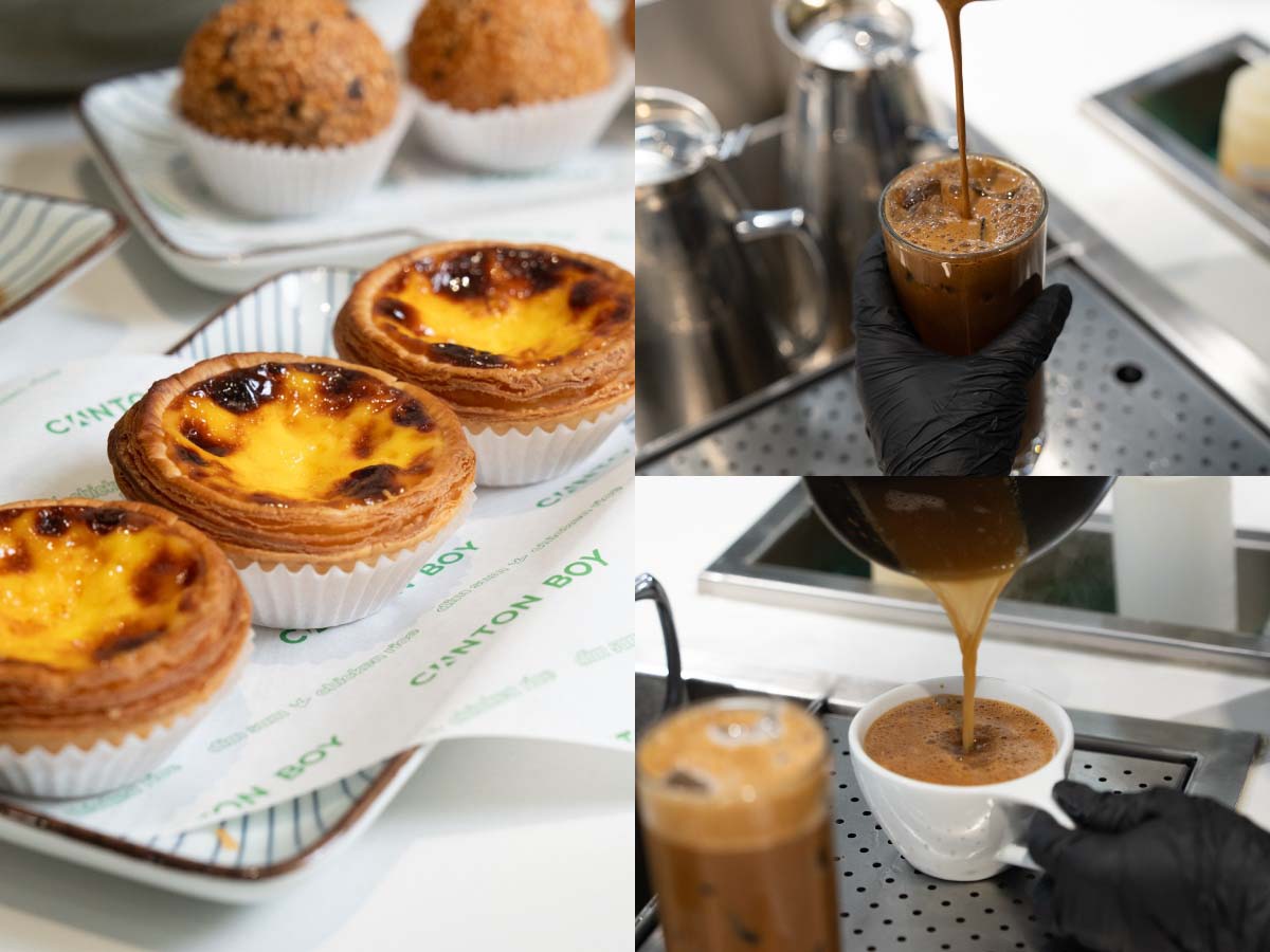 Canton Boy - Egg tarts & coffee