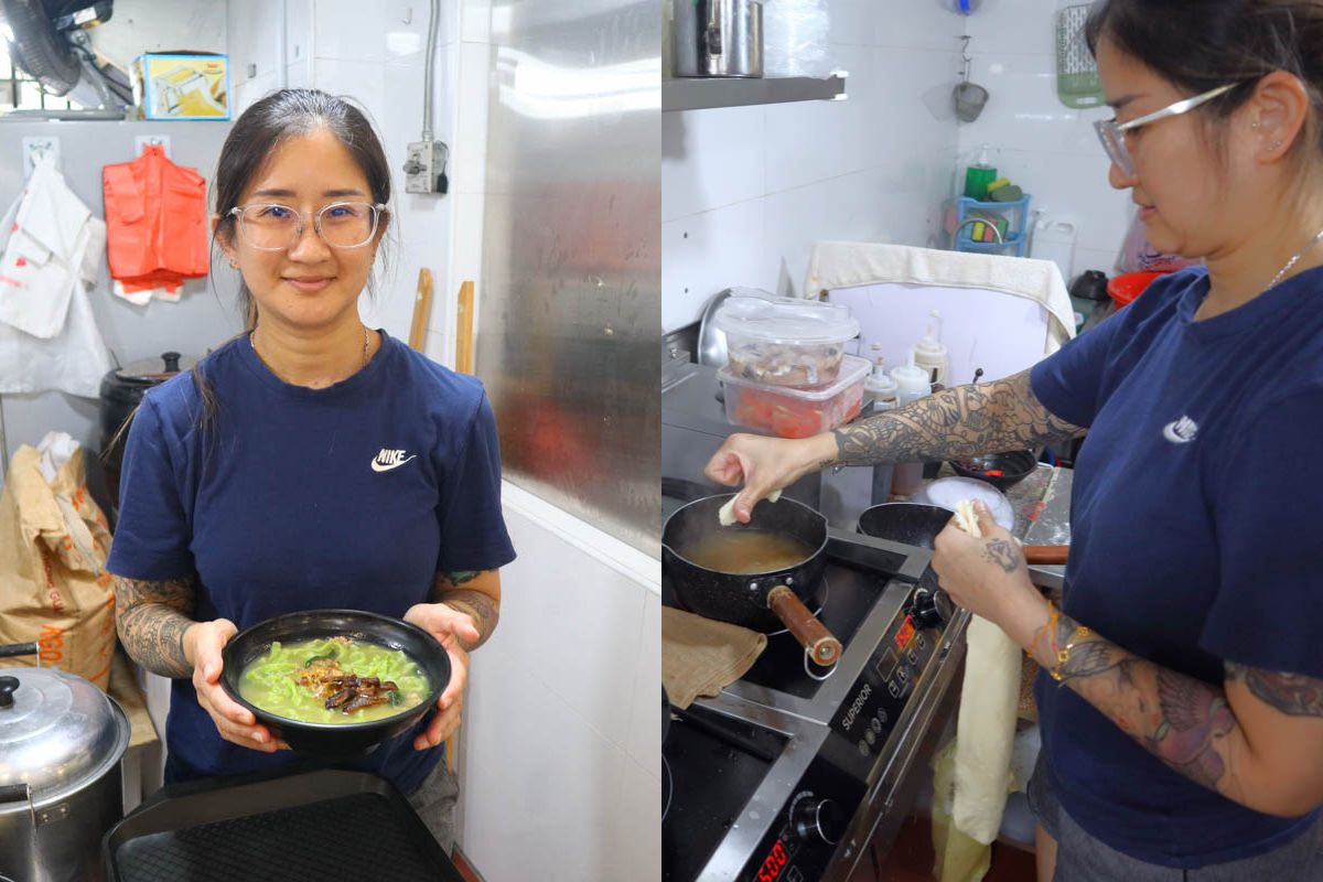 first bowl ban mian - lady boss