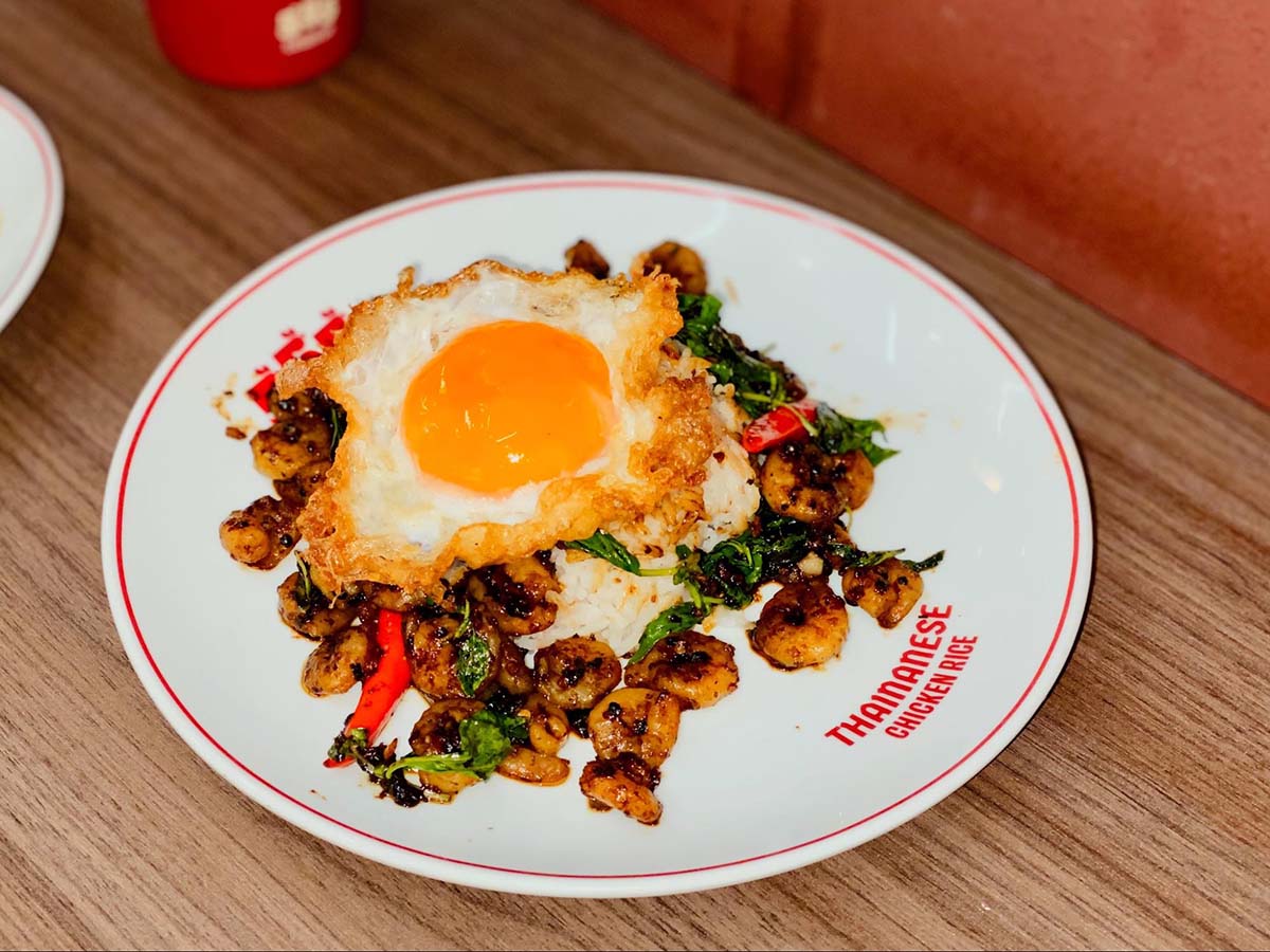 555 Thainanese - Prawn pad krapao