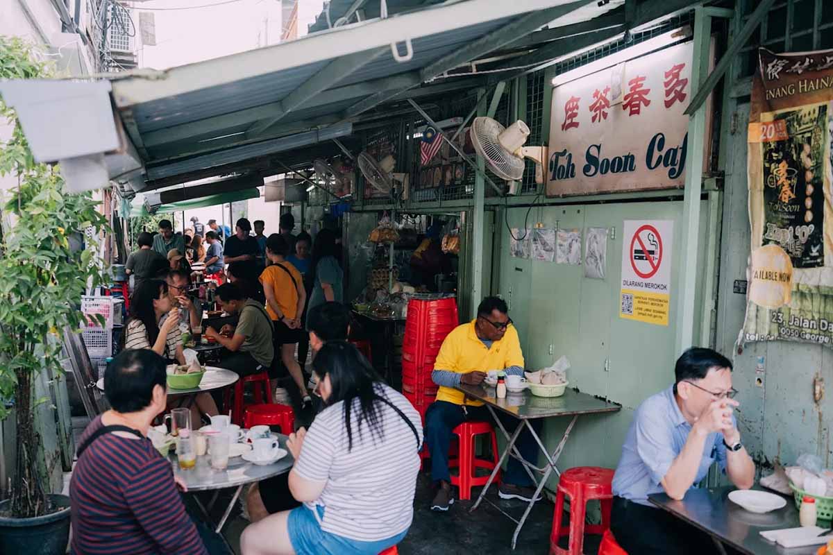 Toh Soon Cafe - Penang ambience
