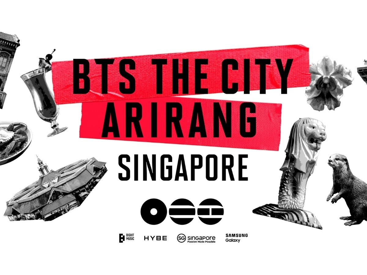 BTS THE CITY ARIRANG SINGAPORE - poster