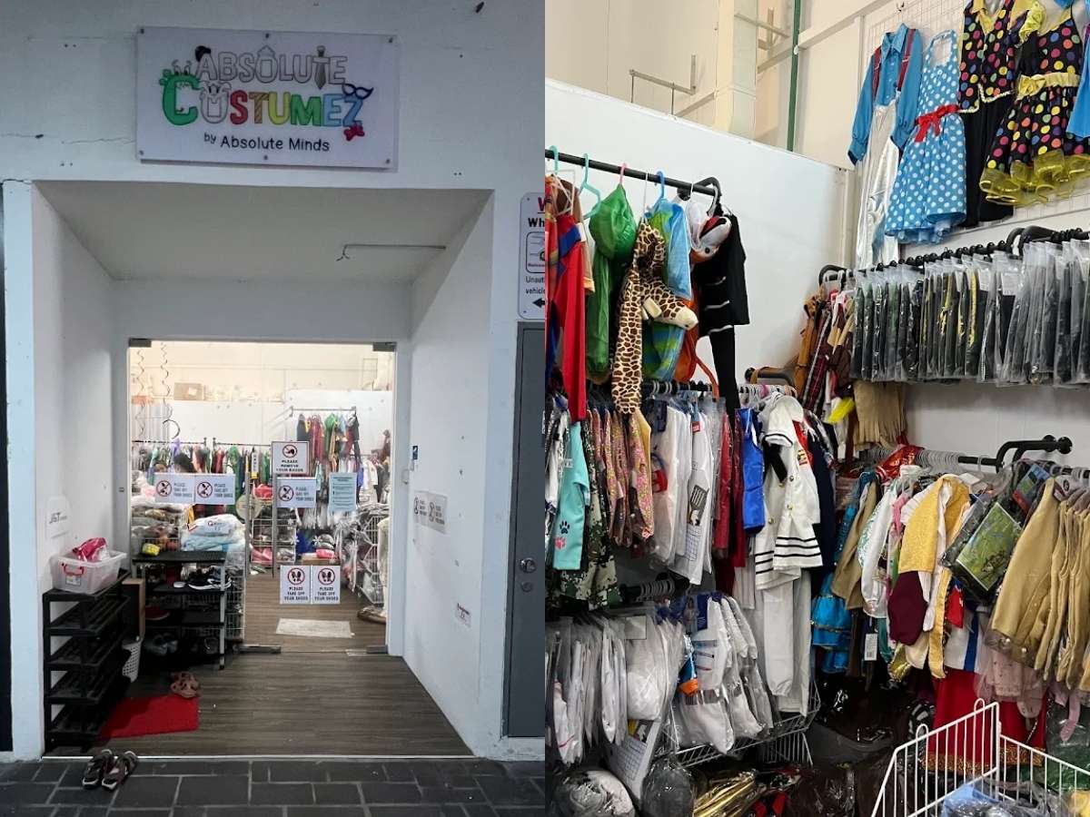Best costume shops - absolute costumez storefront and clothes
