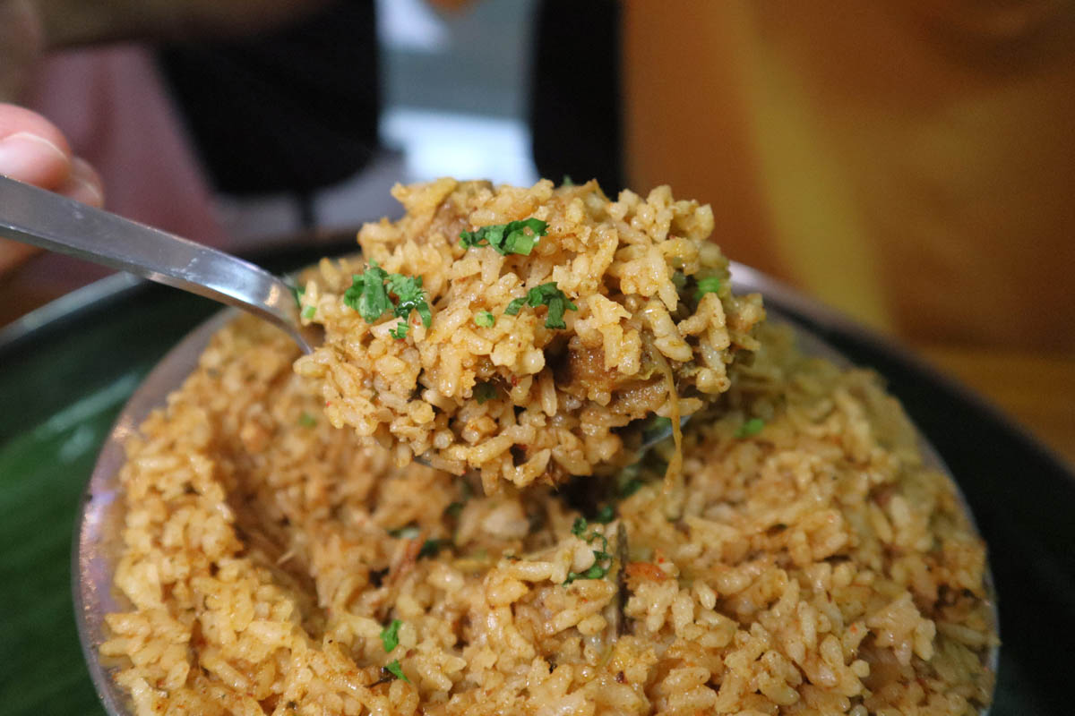 highest rated biryani - grains upclose