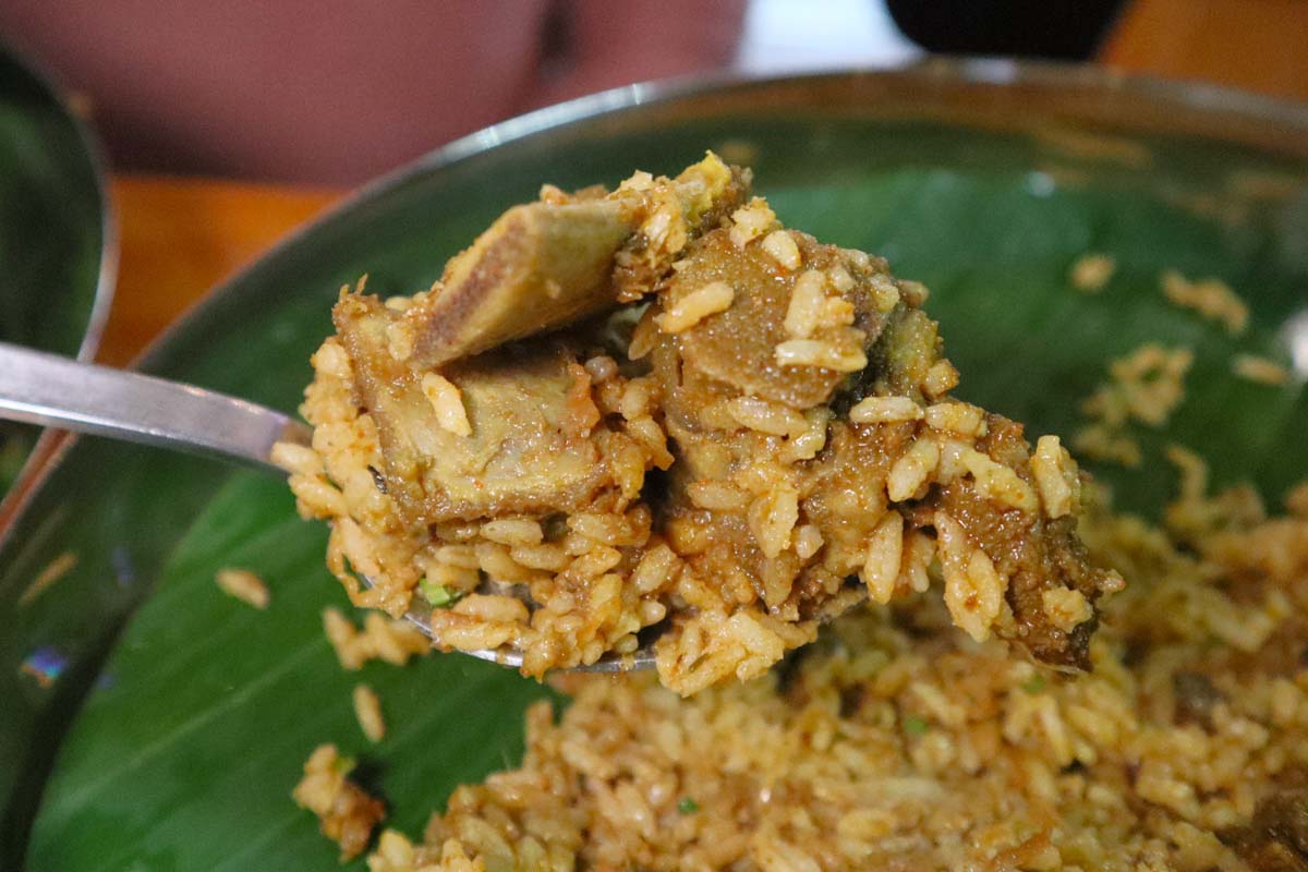 highest rated biryani - mutton