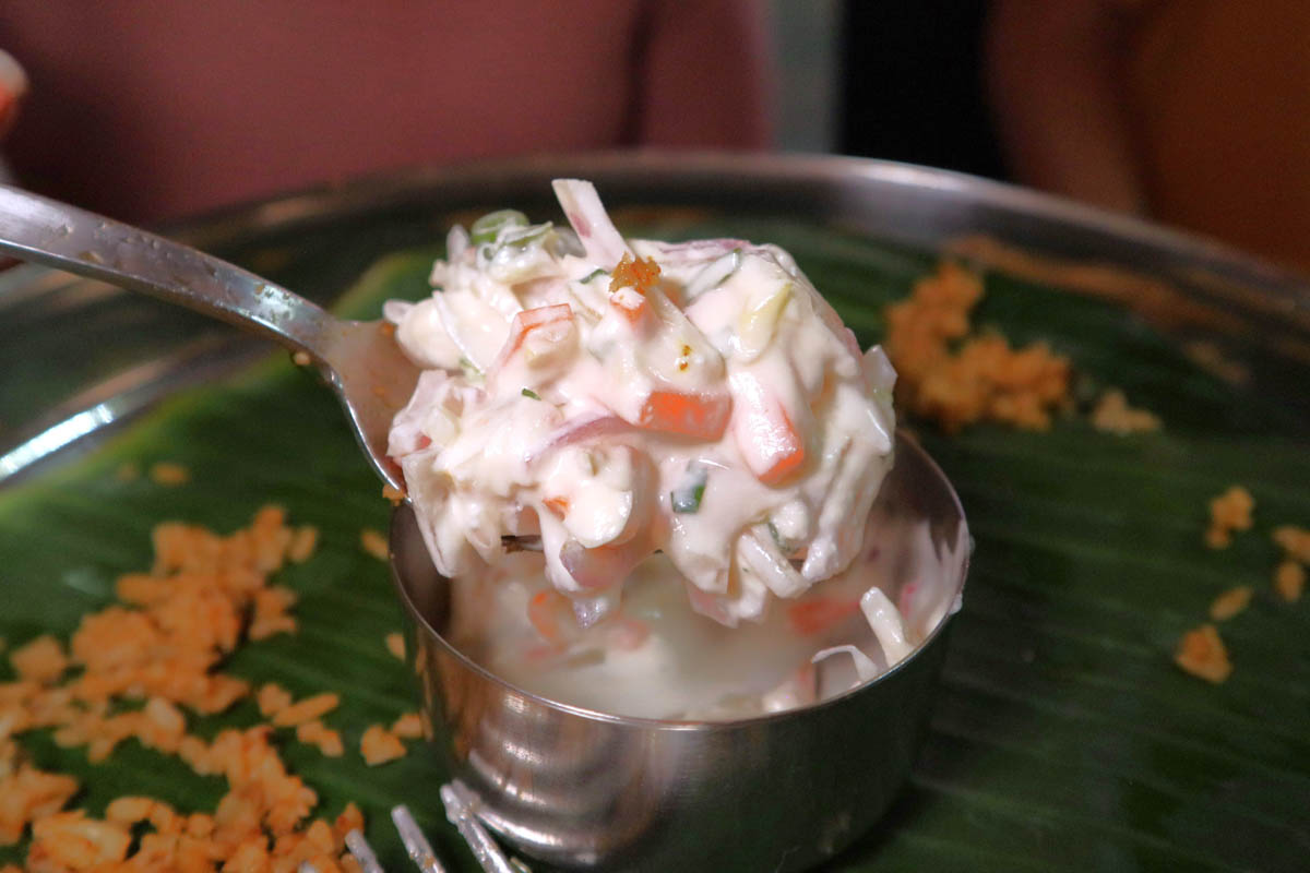 highest rated biryani - raita
