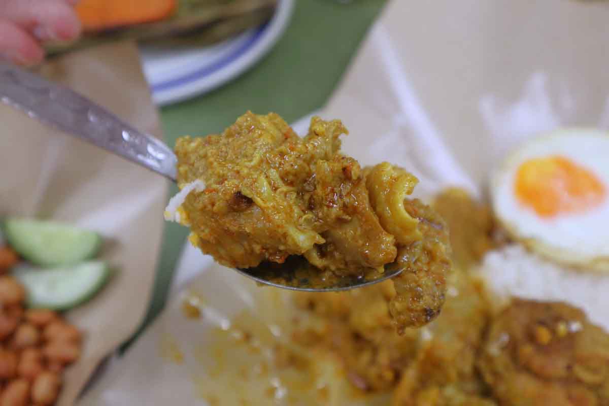 spicy hubby - rendang ayam closeup