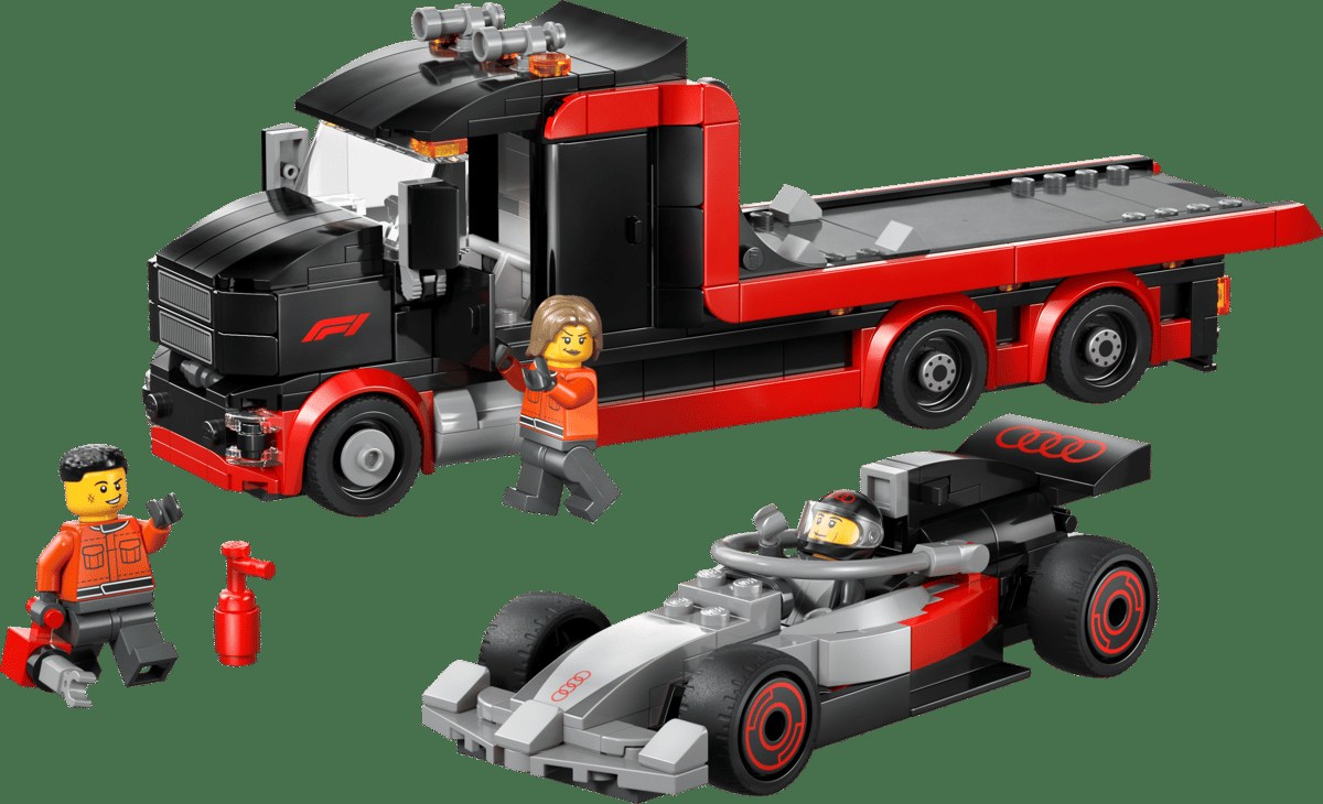 LEGOxF1 2026 - F1 Display Truck with Audi F1 Race Car