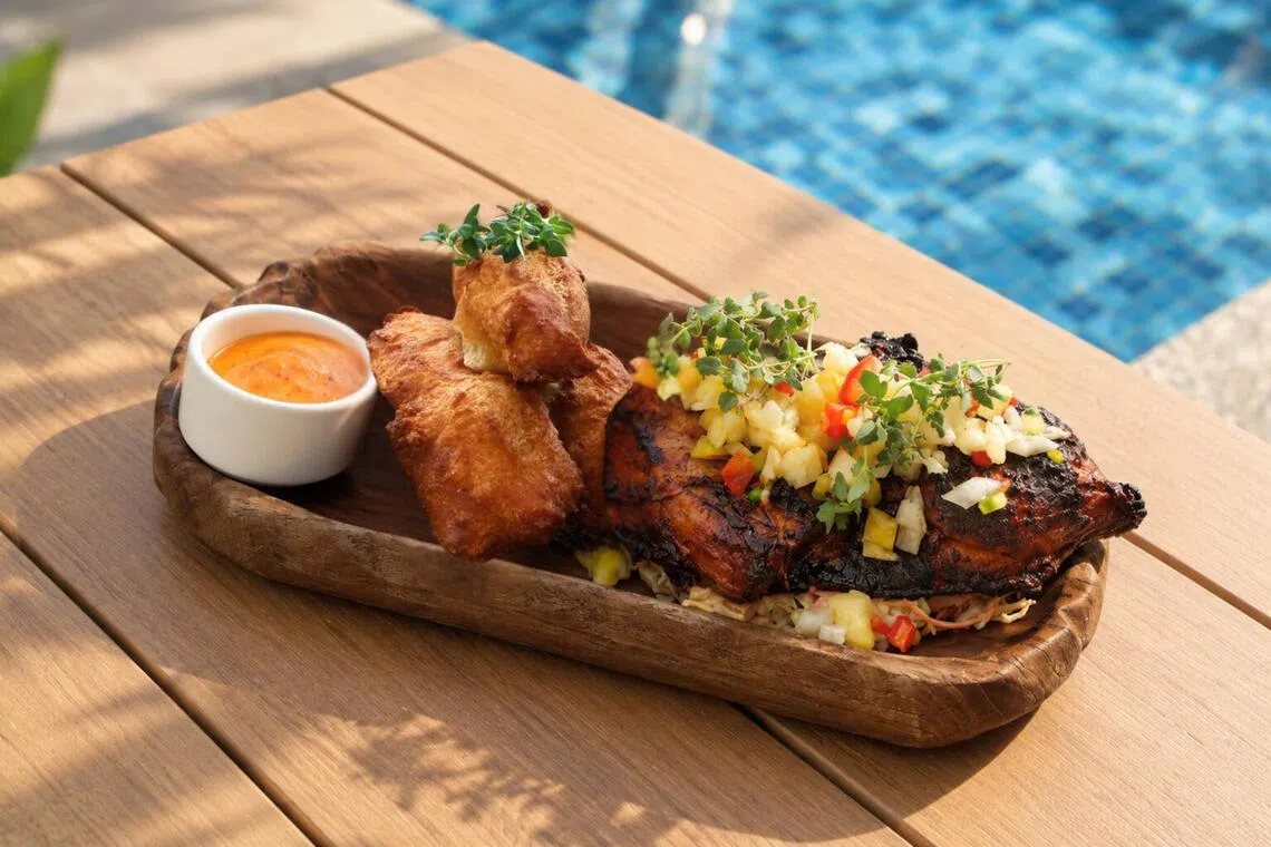 Ricardo's Chop & Jerk - Half Jerk Chicken