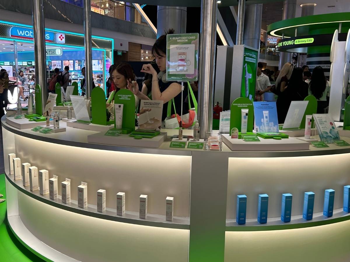 Sephora x Olive Young K-Beauty Edit Pop-Up - barrier-support station