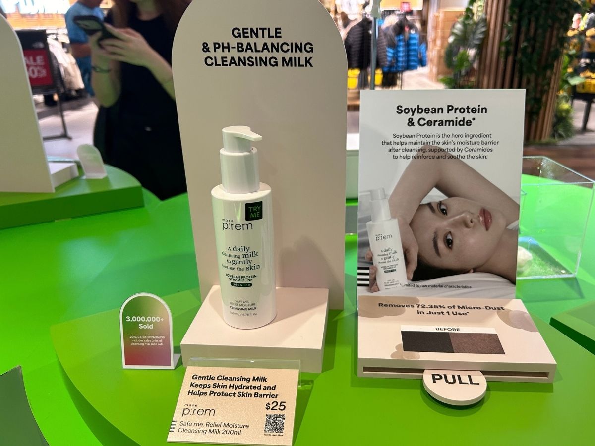 Sephora x Olive Young K-Beauty Edit Pop-Up - hydration make prem cleanser