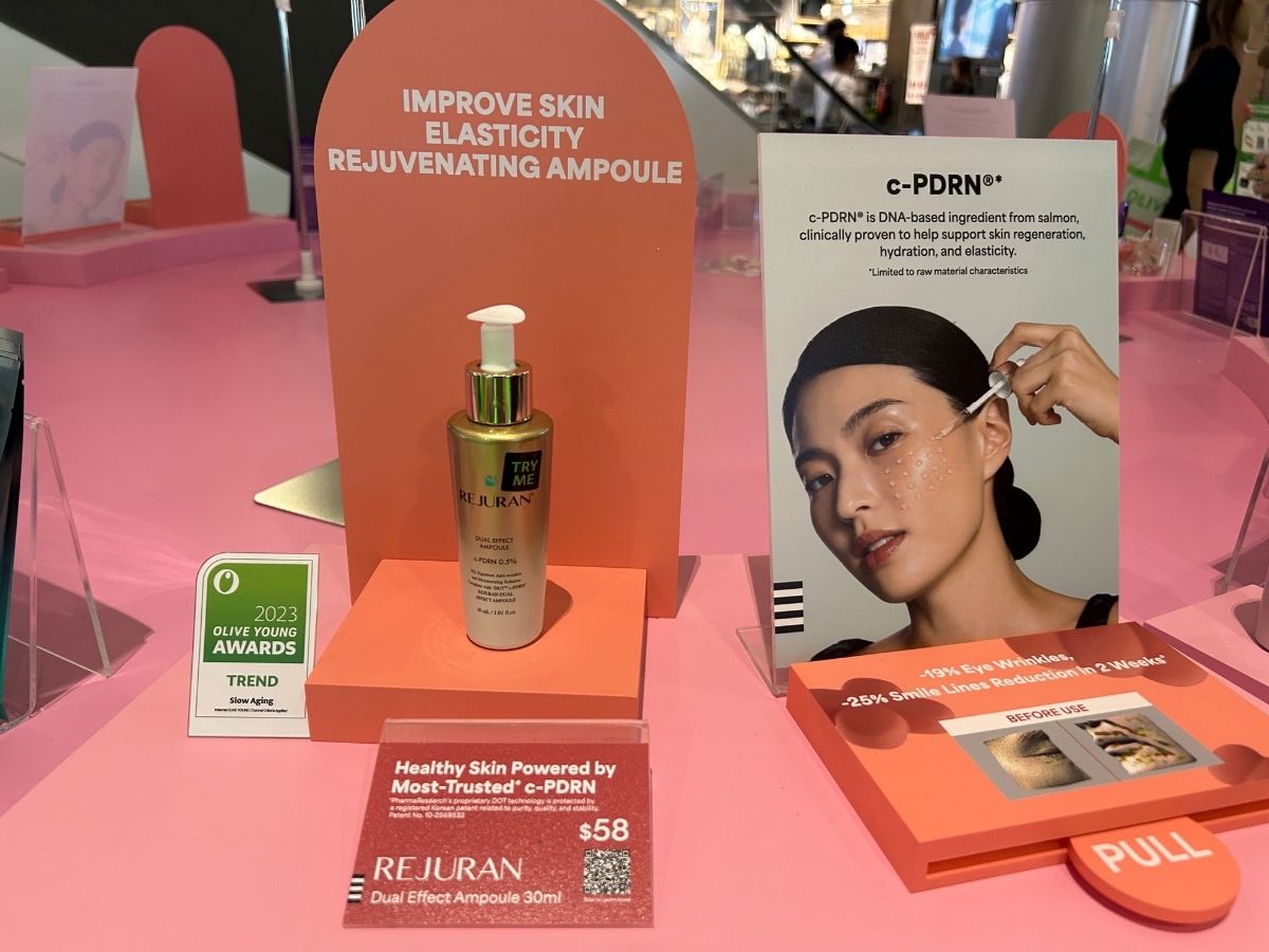 Sephora x Olive Young K-Beauty Edit Pop-Up - slow-ageing REJURAN