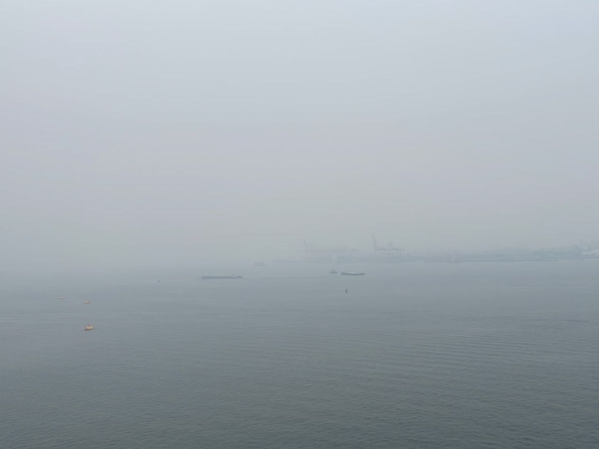 Singapore haze - haze in surroundings