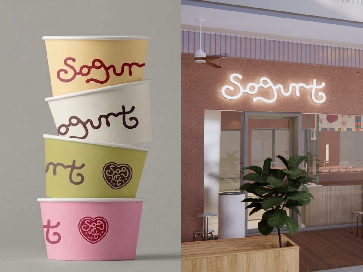 Sogurt reopening- cups and exterior