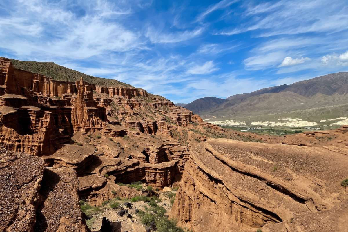kyrgyzstan - canyons
