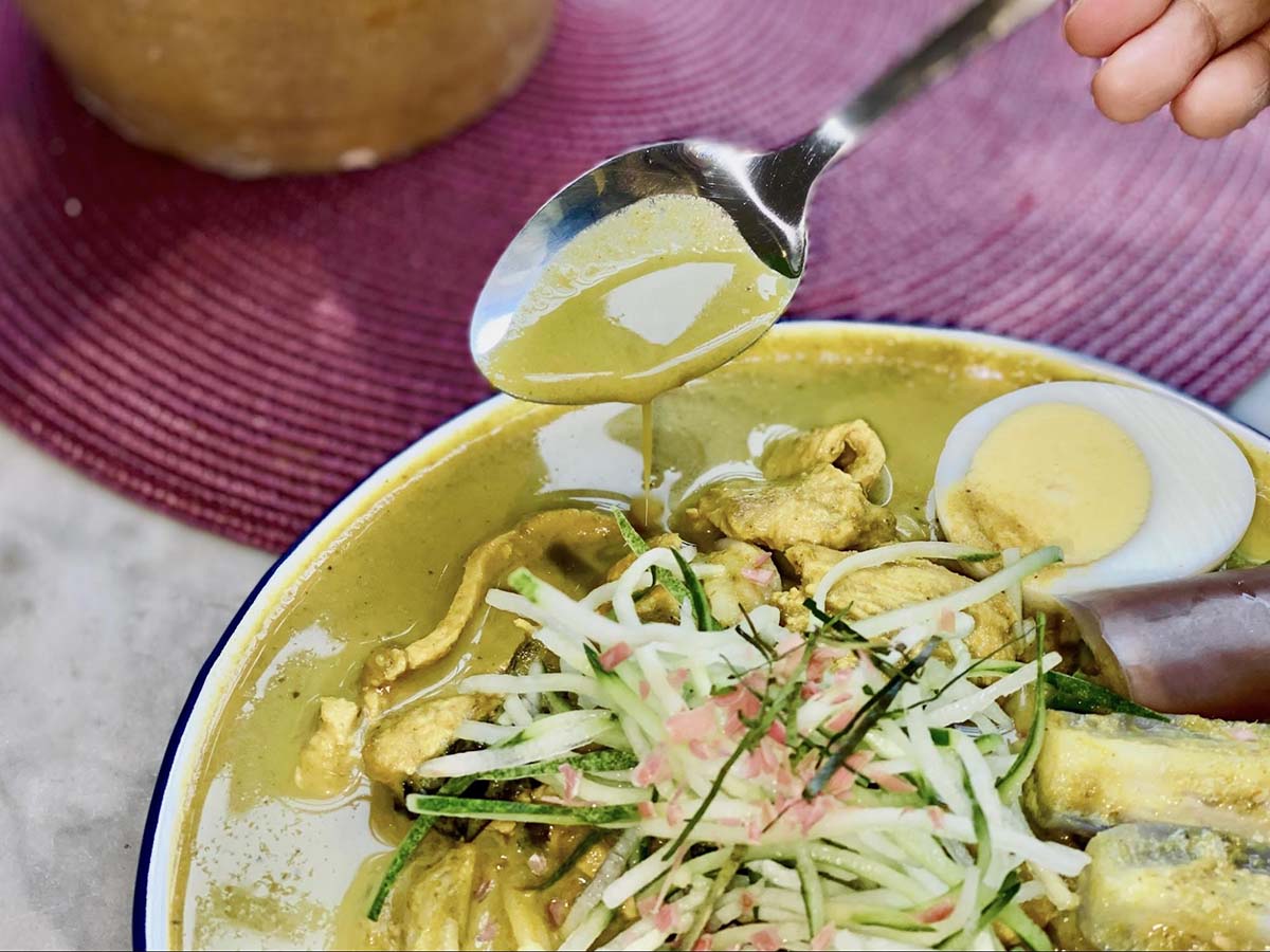 Laksa Tiam - Green curry