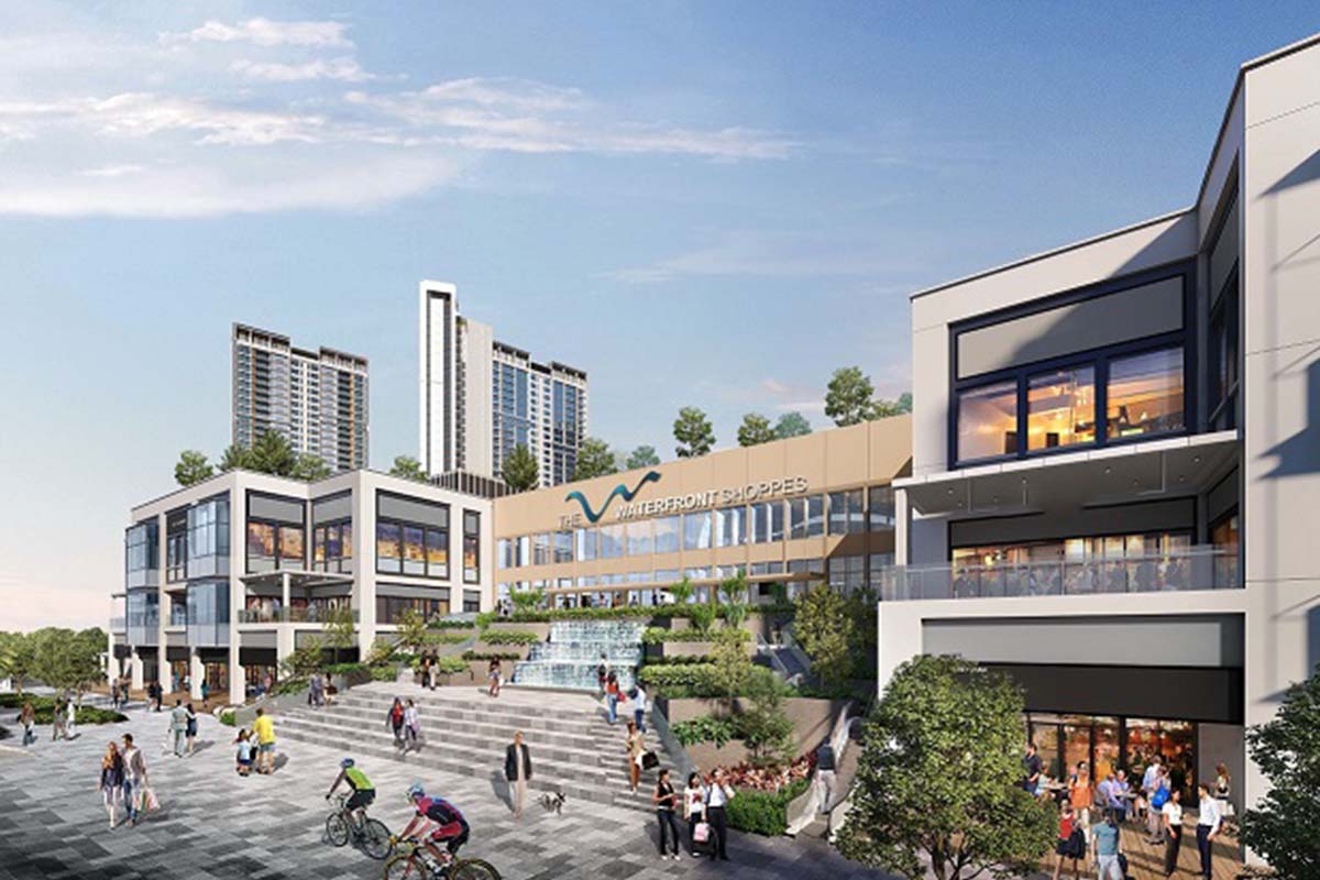 The Waterfront Shoppes - Day view
