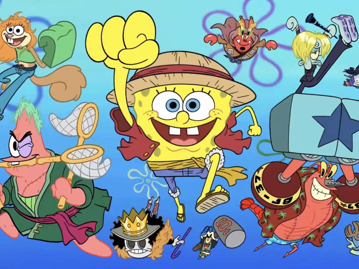 McDonald’s - Spongebob x One Piece art