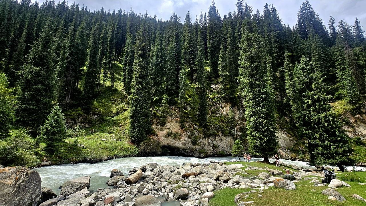 Kyrgyzstan - river in the valley