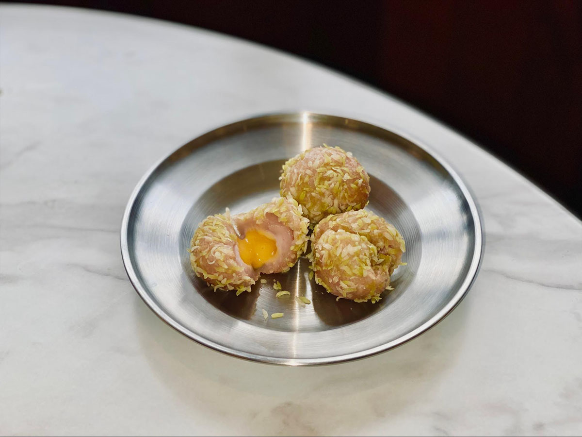 Teow Kee Beef Noodle - Salted egg balls