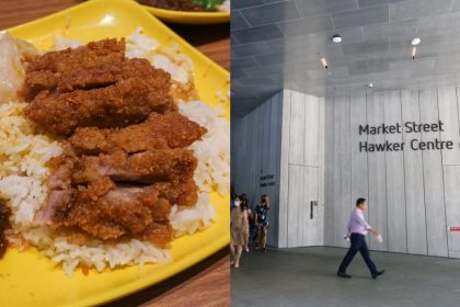 Photo of curry rice and signage