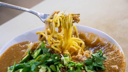 Mee rebus noodles