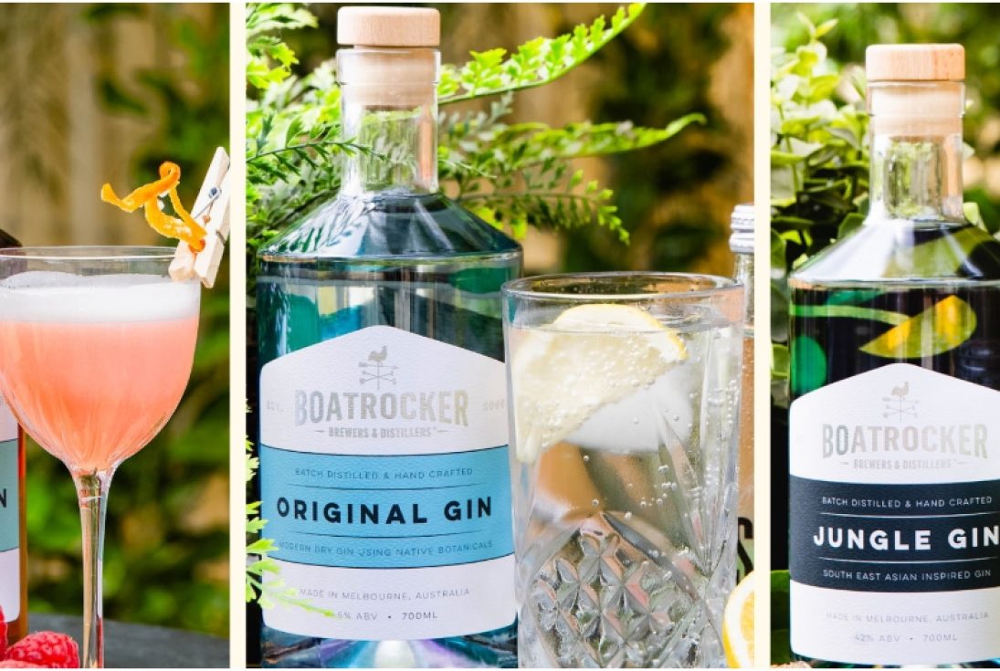 Boatrocker Gin Collage