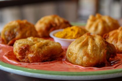 Chicken Momo From Amber Tandoor Restaurant