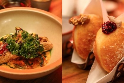Collage of KOAL's menu items