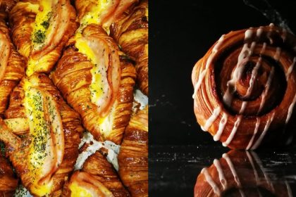 Collage Of La Levain's Menu Items