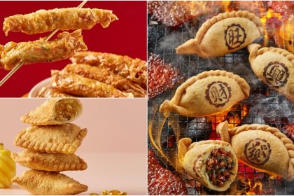 Collage of OCK's new menu items