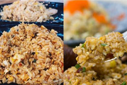 Collage Of Fried Rice From King Of Fried Rice